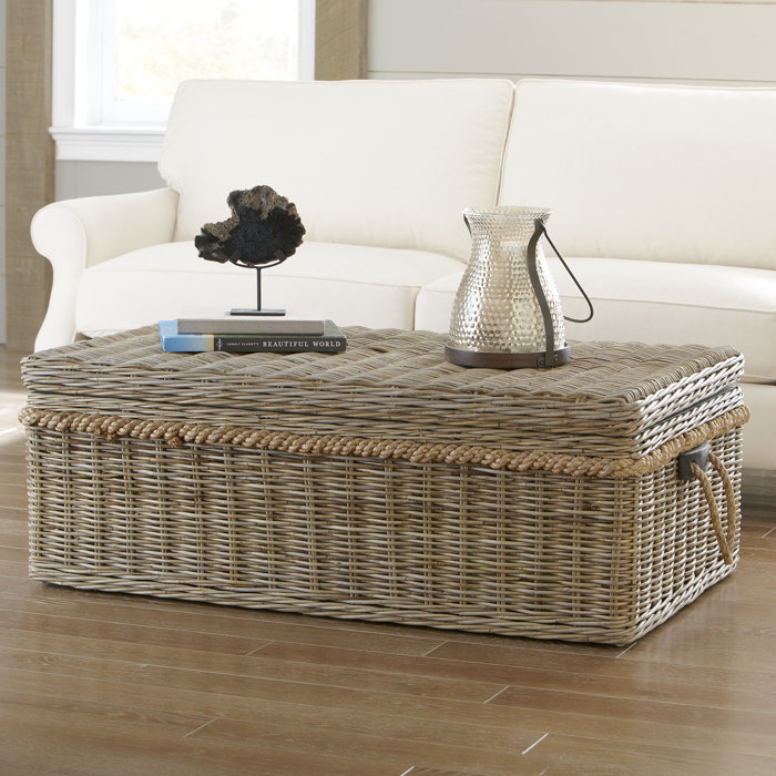 Sand & Stable Kent Wicker Trunk & Reviews Wayfair